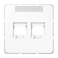 Dangtelis dvigubas AMP lizdui baltas Kat.3 CD - JUNG