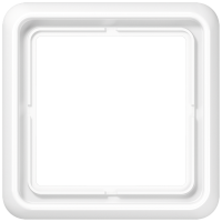 Rėmelis viengubas baltas CD - JUNG