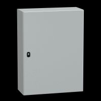 Skydas v/t 800x600x250mm IP66 metalinis su montažine plokšte S3D Spacial - SCHNEIDER ELECTRIC