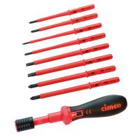 Atsuktuvas dinamometrinis su antgalių rinkiniu 1000V [rinkinyje 9 vnt.] - CIMCO