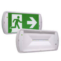 Šviestuvas v/t LED 2.5W IP65 150lm evakuacinis su 3val. akumuliatoriumi pastovaus veikimo 20m SafeLite SELF - EATON