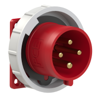 Kištukas CEE į/l 4P 32A 400V 6h IP67 [75x75] - PCE