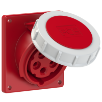 Lizdas CEE į/l 5P 16A 400V 6h IP67 [92x100] - PCE