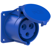 Lizdas CEE į/l 3P 32A 230V 6h IP44 [75x75] - PCE
