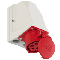 Lizdas v/t CEE 5P 16A 400V 6h IP44 - PCE