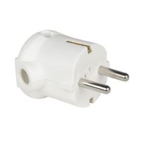 Kištukas a/k SCHUKO IP20 baltas PA6 - PCE