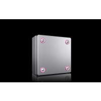 Dėžutė v/t [150x150x80] IP66 nerūdijančio plieno tuščia pilka KX 1560.000 - RITTAL