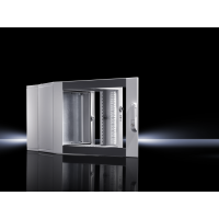 Skydas v/t 746x600x373mm IP55 su montažine plokšte ir stiklinėmis durimis 15U EL 2255.605 - RITTAL