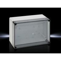 Dėžutė v/t [180x254x111] IP66 tuščia pilka skaidrus dangtelis PK 9521.100 - RITTAL