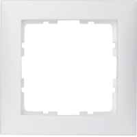 Rėmelis viengubas baltas matinis S.1 - BERKER