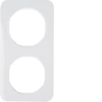 Rėmelis dvigubas baltas blizgus R.1 - BERKER