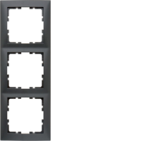 Rėmelis trigubas antracito matinės spalvos S.1 - BERKER