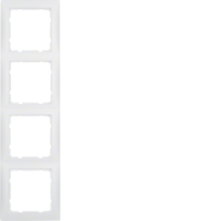 Rėmelis keturgubas baltas matinis S.1 - BERKER