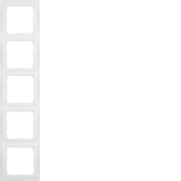 Rėmelis penkiagubas baltas matinis S.1 - BERKER