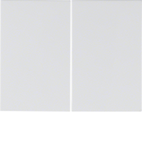 Klavišas dvigubam jungikliui Baltas blizgus K1 - BERKER