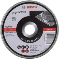 Diskas pjovimo metalui ir nerūdijančiam plienui 125mm 1.0mm INOX - BOSCH