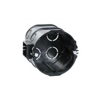 Dėžutė p/t 47mm sujungiama su fiksacija juoda (PMD-1) - LIREGUS