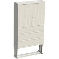 Skydas v/t 820x1058x320mm IP54 poliesterio su pamatu KSZ 106x80+KK+KF TEO - EMITER