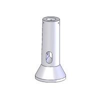 Pamatas betoninis 1-5m stulpui su apsaugine guma 100kg VGAP-1 - M4