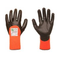 Pirštinės ŠILTOS, dengtos nitrilu 10 dydis [pora] - SG LINE