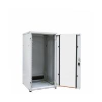 Spinta komutacinė WZ IT 600x600x1163 19" 24U priekinės durys stiklinės, galinės metalinės, pilka - ZPAS