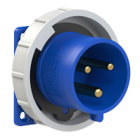 Kištukas CEE į/l 3P 32A 230V IP44 [75x75] - PCE