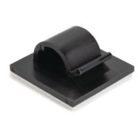 Laikiklis kabeliui klijuojamas [25x25mm] juodas RB8 [pak. po 100 vnt.] - HELLERMANN TYTON