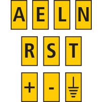 Markiruotė "A,E,L,N,R,S,T" laidui užspaudžiama 1.5-2.5mm2 WIC2 [pak. po 200 vnt.] - HELLERMANN TYTON