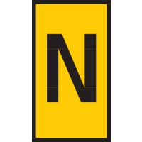 Markiruotė "N" laidui užspaudžiama 0.5-1.5mm2 WIC1 [pak. po 200 vnt.] - HELLERMANN TYTON