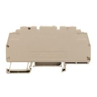 Gnybtas 6mm2 testavimui/srovinis pilkas ant bėgelio WTL 6/3 - WEIDMULLER