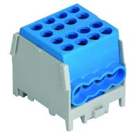 Gnybtas 25mm2 Cu/Al mėlynas 8 prijungimai (2x25/6x16) PHLAK2526BL - PROTEC