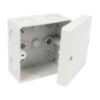 Dėžutė v/t [81x81x54] IP66 tuščia be halogenų UV atspari pilkos spalvos - KOPOS KOLIN