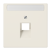 Dangtelis viengubas UAE lizdui dramblio kaulo spalvos su užrašu LS - JUNG