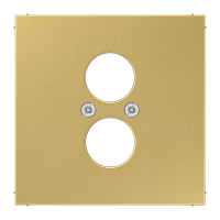 Dangtelis dviems lizdams žalvario spalvos Messing classic LS - JUNG