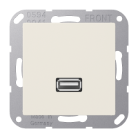 Lizdas p/t USB 2.0 dramblio kaulo spalvos A - JUNG