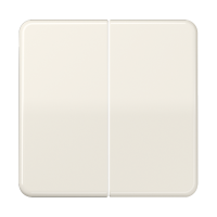 Dangtelis šviesos reguliatoriui dvigubas mygtukinis dramblio kaulo spalvos CD - JUNG