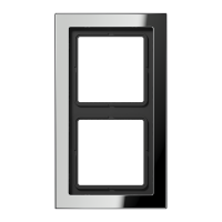 Rėmelis dvigubas chromo spalvos LS - JUNG