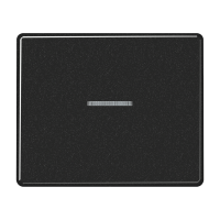 Klavišas viengubas jungikliui su apšvietimu juodas SL - JUNG