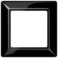 Rėmelis viengubas juodas AS 500 - JUNG