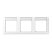 Rėmelis trigubas baltas su vieta užrašams AS 500 - JUNG