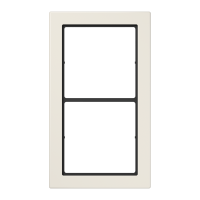 Rėmelis dvigubas dramblio kaulo spalvos LS - JUNG