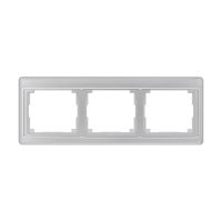 Rėmelis trigubas horizontalus montažui sidabro spalvos SL - JUNG