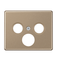 Dangtelis TV/SAT lizdui bronzinis SL - JUNG