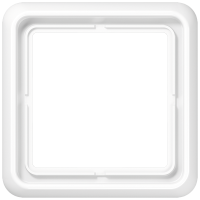 Rėmelis viengubas IP44 baltas CD - JUNG