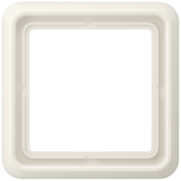 Rėmelis viengubas IP44 dramblio kaulo spalvos CD - JUNG