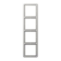 Rėmelis keturgubas šviesiai pilkas CD - JUNG