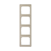 Rėmelis keturgubas vertikaliam montažui bronzinis SL - JUNG