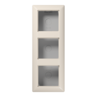 Dėžutė v/t triguba su rėmeliu dramblio kaulo spalvos AS 500 - JUNG