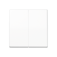 Klavišas dvigubam jungikliui baltas be rėmėlio antibakterinis AS 500 - JUNG