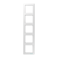 Rėmelis penkiagubas baltas antibakterinis AS 500 - JUNG